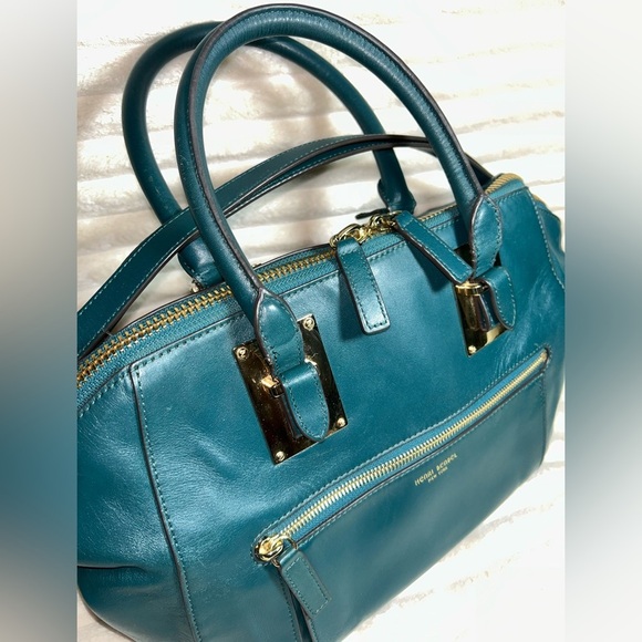 Henri Bendel Deep Teal Satchel - Picture 13 of 13